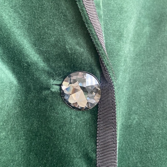 NWOT Kate Spade jewel button velvet jacket. - Picture 8 of 8